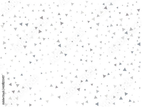 Festive Silver Triangular Confetti