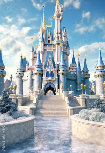Beautiful Magic Fantasy Fairy Tale Castle