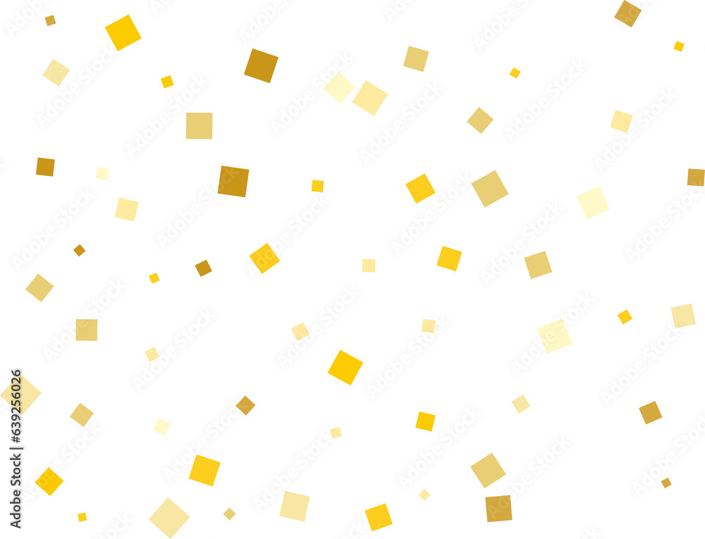 Gold Squares Confetti Gold Squares Confetti