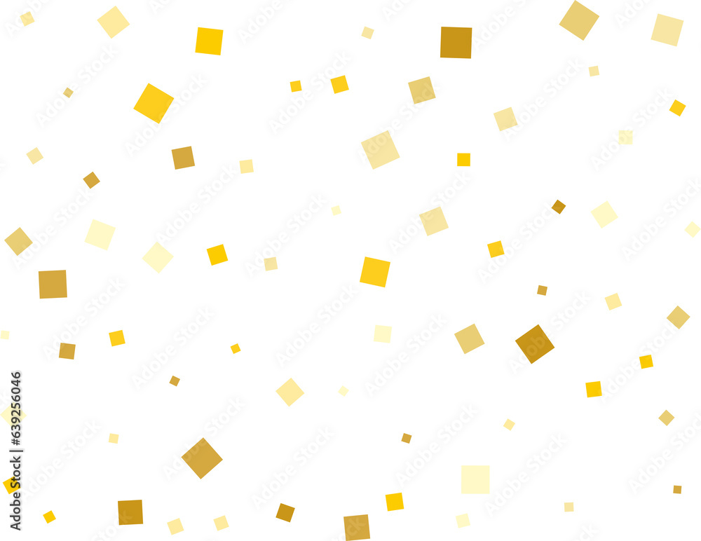 Gold Squares Confetti Gold Squares Confetti