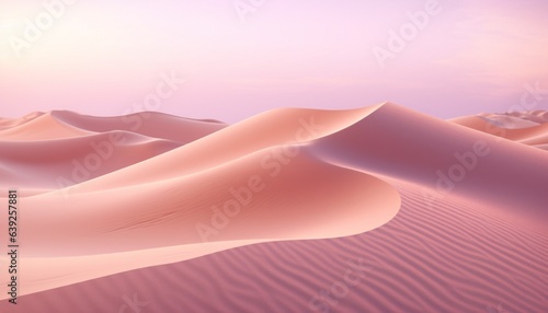 A desert dune with a ridge