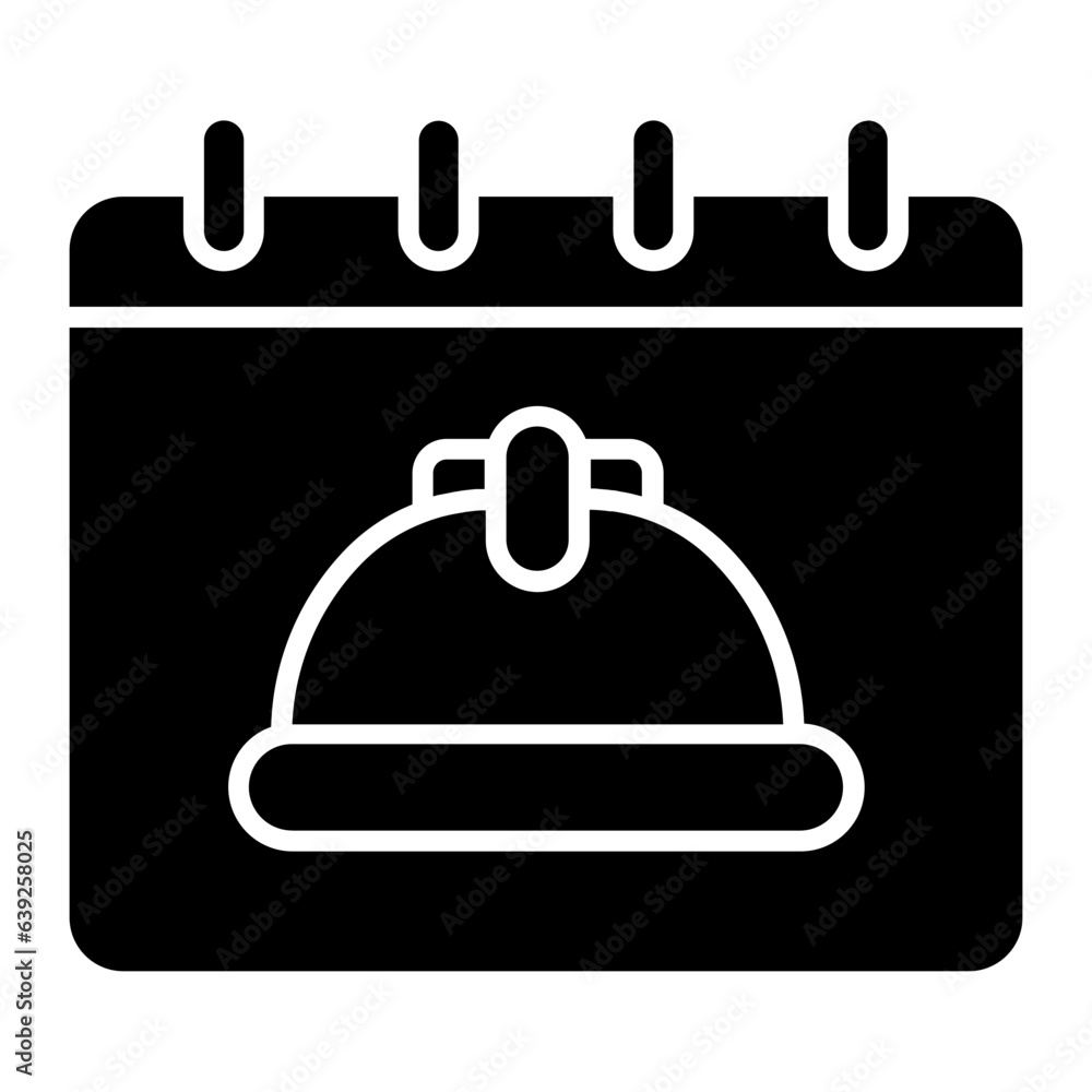 Labor Day Glyph Icon Labor Day Glyph Icon