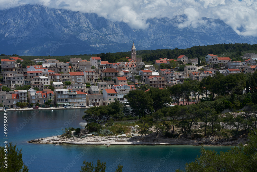 Croatia bay with water and city