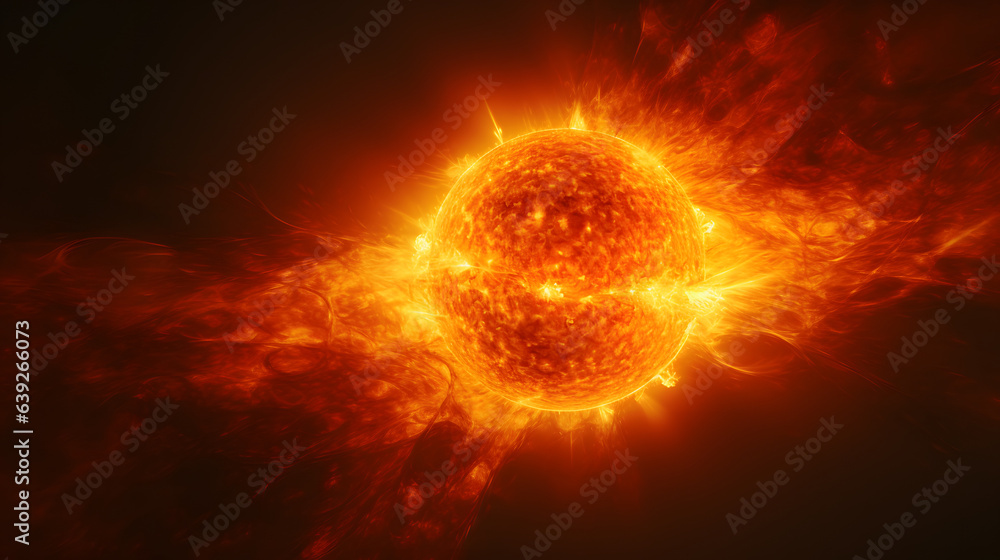 Real close up photo of the sun, sun in fire Real close up photo of the sun, sun in fire