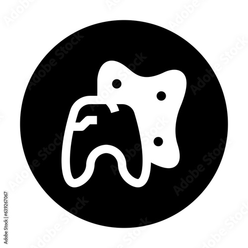 tooth germs icon line style