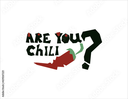 handdraw illustration  humor guote with peper