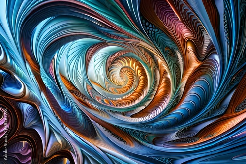 abstract fractal backgrounda floral color waves background   © Ya Ali Madad 