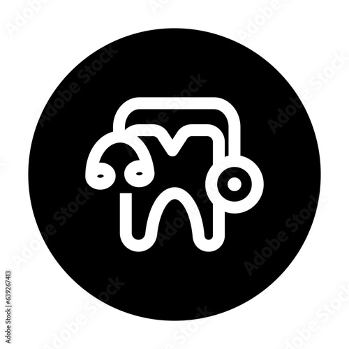 Dentist icon line style
