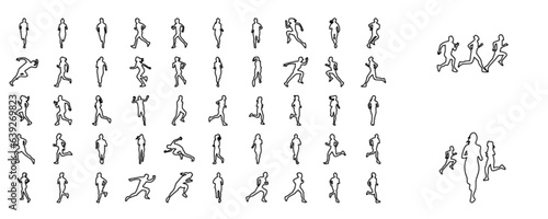 Running (Sport players set)