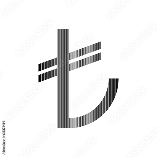 Turkish lira symbol.