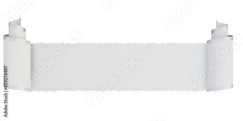 Ripped Paper Piece with Folded