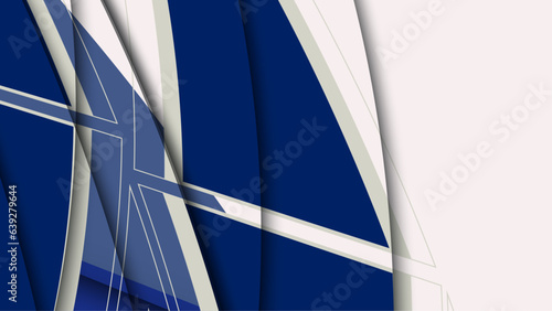 Modern dark blue and white abstract background. Geometry pattern design.
