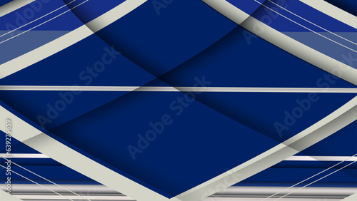 Modern dark blue and white abstract background. Geometry pattern design.