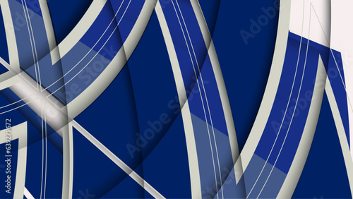 Modern dark blue and white abstract background. Geometry pattern design.