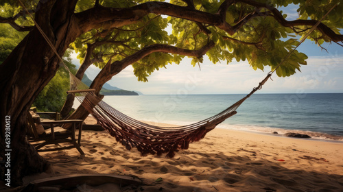 A hammock at the beach © Sasint