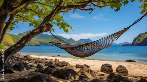 A hammock at the beach © Sasint
