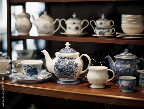 Classic Tea Sets at Thrift Shop