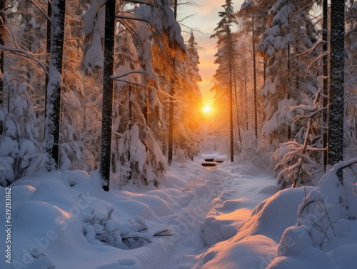 Siberian Sunset Glow