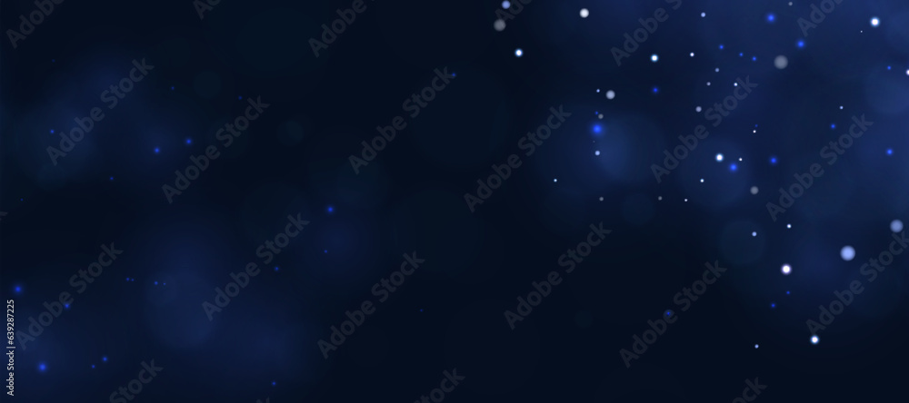 Sparkling glare light effects with colorful shimmer. Beautiful lens flare effect with bokeh, glittery particles and rays. Shining abstract background. Vector illustration	