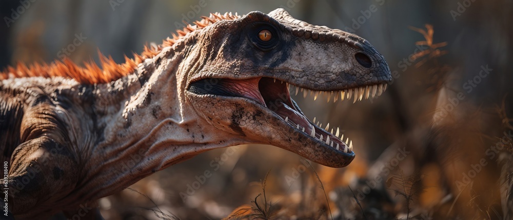 Obraz premium tyrannosaurus rex dinosaur raptor