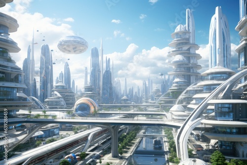 Futuristic Utopian City
