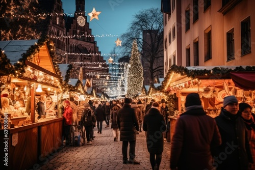 Fototapeta Nuremberg Christmas Market Glow