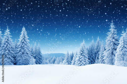 Winter Wonderland for Christmas background