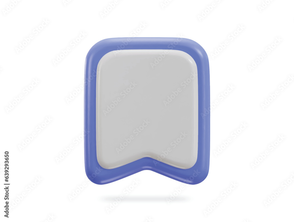 3d Bookmark ribbon icon vector illustration 3d Bookmark ribbon icon vector illustration