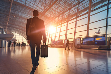 businessman at the airport
