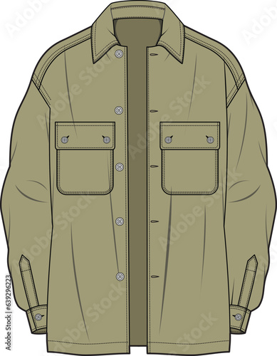 MEN AND BOYS WEAR JACKET WINTER WEAR VECTOR ILLUSTRATION