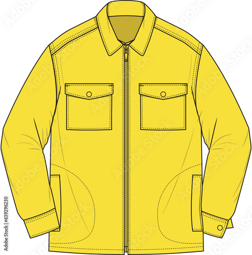 MEN AND BOYS WEAR JACKET WINTER WEAR VECTOR ILLUSTRATION