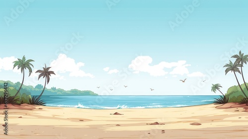 Design template for beach