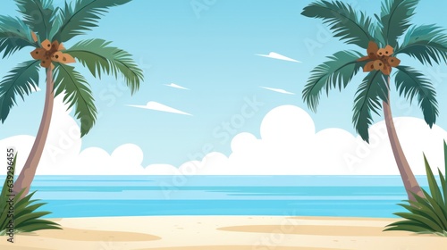 Design template for beach © Left