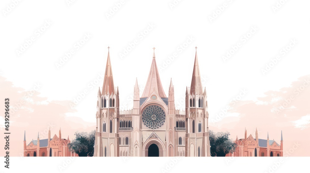 Obraz premium design template for cathedral