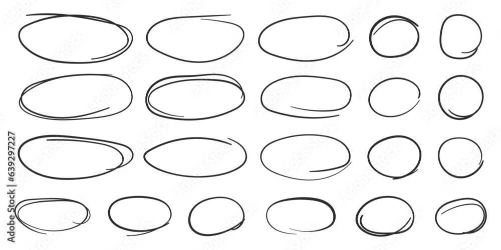 Circle line sketch icon in hand drawn style. Circular scribble doodle vector illustration on isolated background. Pencil or pen bubble sign business concept. Circle line sketch icon in hand drawn style. Circular scribble doodle vector illustration on isolated background. Pencil or pen bubble sign business concept.