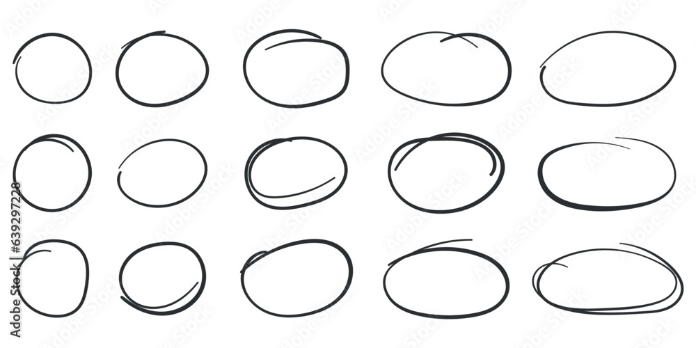 Circle line sketch icon in hand drawn style. Circular scribble doodle vector illustration on isolated background. Pencil or pen bubble sign business concept. Circle line sketch icon in hand drawn style. Circular scribble doodle vector illustration on isolated background. Pencil or pen bubble sign business concept.