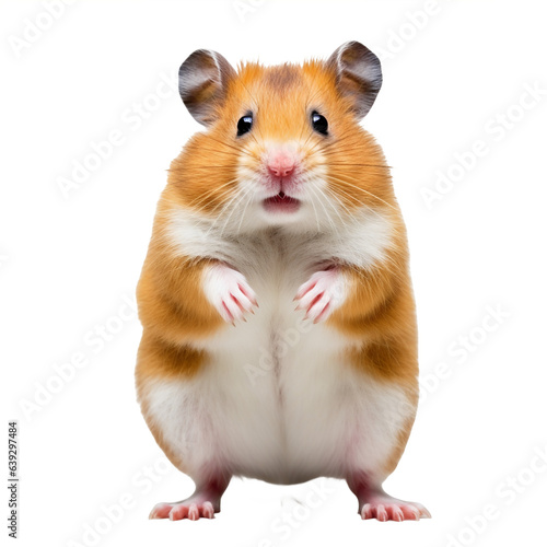 Hamster en transparence, sans background