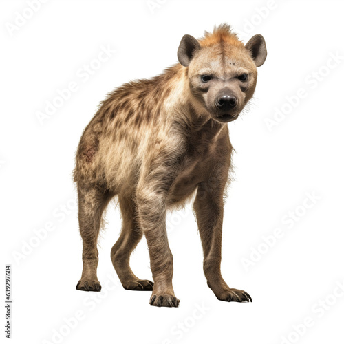 Hyène en transparence, sans background