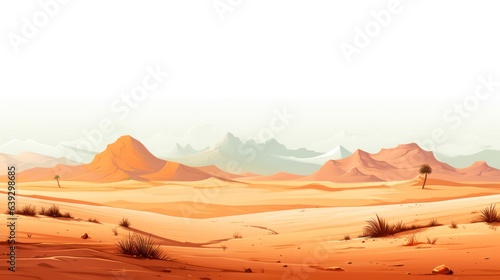 Design template for desert landscape