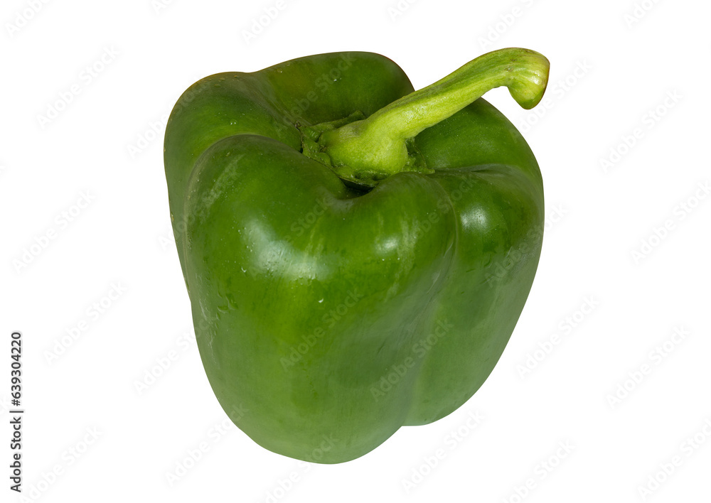 close up of green pepper isolated transparent background, png close up of green pepper isolated transparent background, png