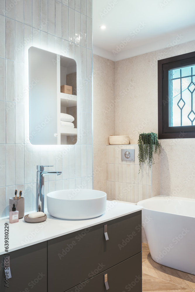 Salle de bain d'une maison moderne Salle de bain d'une maison moderne