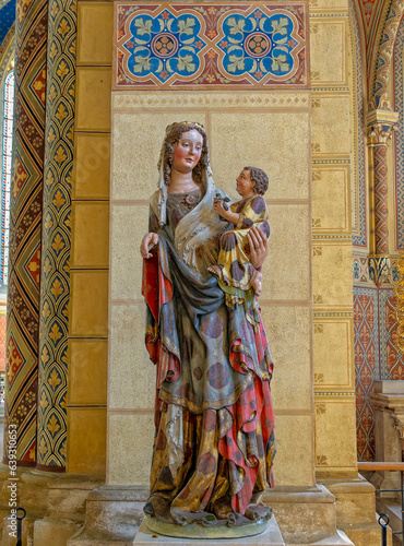"Friesach Madonna with Child" Dominican Church, Friesach, Carinthia, Austria