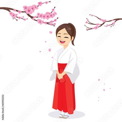 Japanese Priestess Mike Wit...