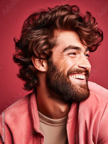 Attractive young man wearin...