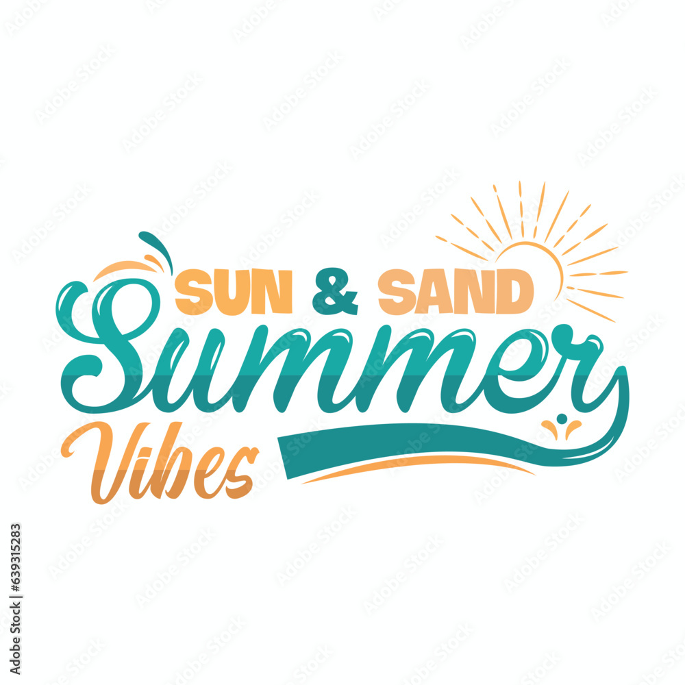 © Imtiaz - Vector Summer Typography T-Shirt Design © Imtiaz - Vector Summer Typography T-Shirt Design