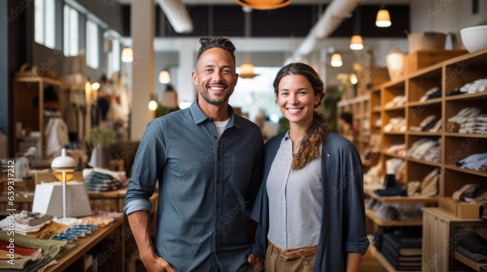 couple in a library