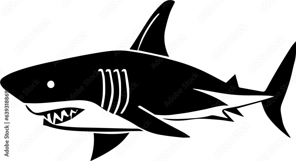 Fototapeta premium Bull Shark icon 1