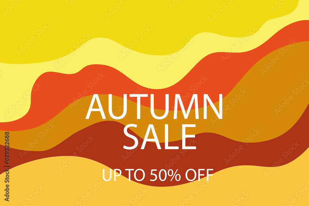 Autumn banner background with studio table room product display decorate Variety of autumn leaves falling