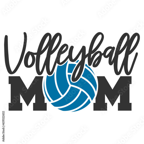 Volleyball Mom - Volleyball Illustration