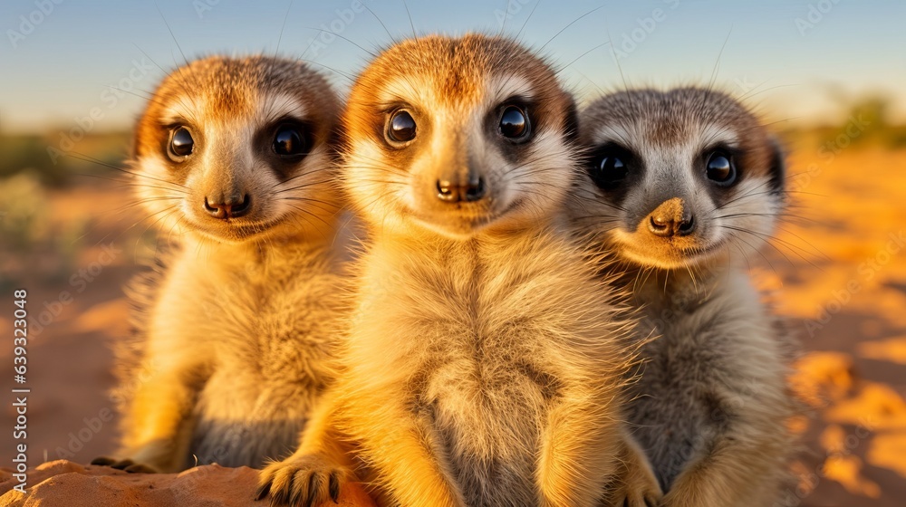 Fototapeta premium meerkat on the lookout